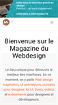 Mobile Screenshot of magazineduwebdesign.com